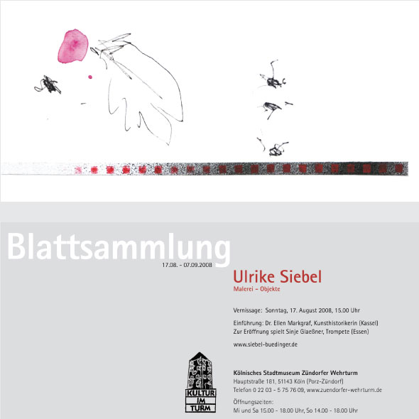 Blattsammlung Einladung
