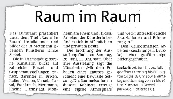 Zeitungsartikel