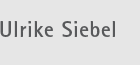 Schriftzug Ulrike Siebel